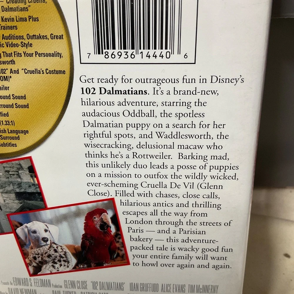 DVD - 102 Dalmatians. V195